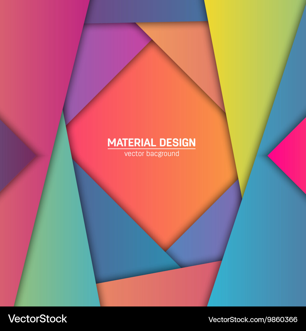 Material design background abstract Vector Image