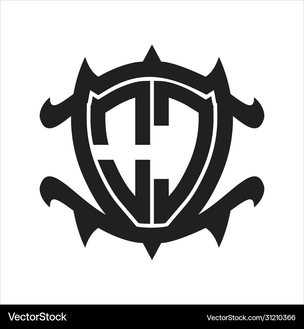 Oc logo monogram isolated with frame shield shape Oc logo monogram isolated with frame shield shape Vector Image