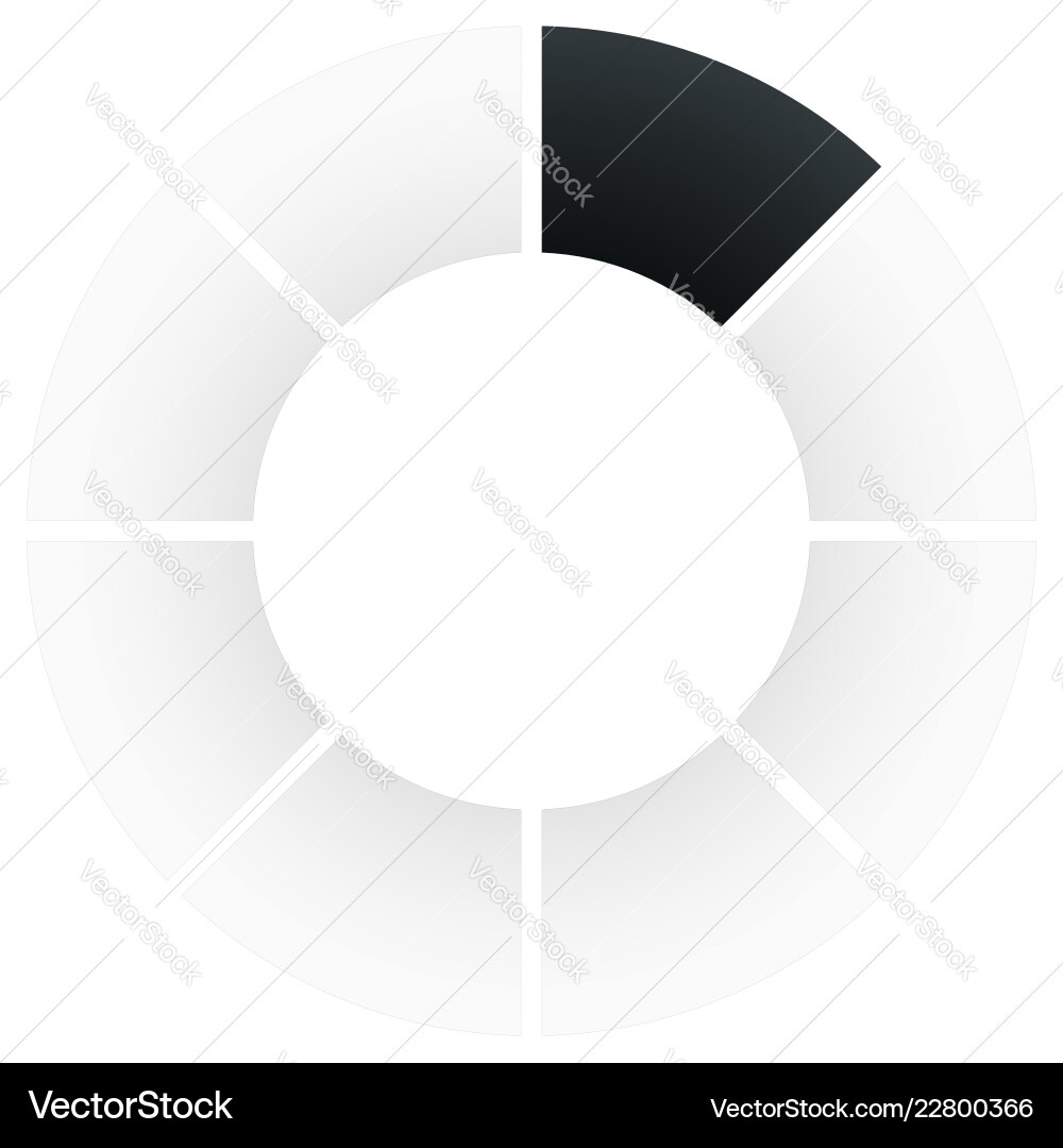 Preloader or buffer symbol segment circle Preloader or buffer symbol segment circle vector image