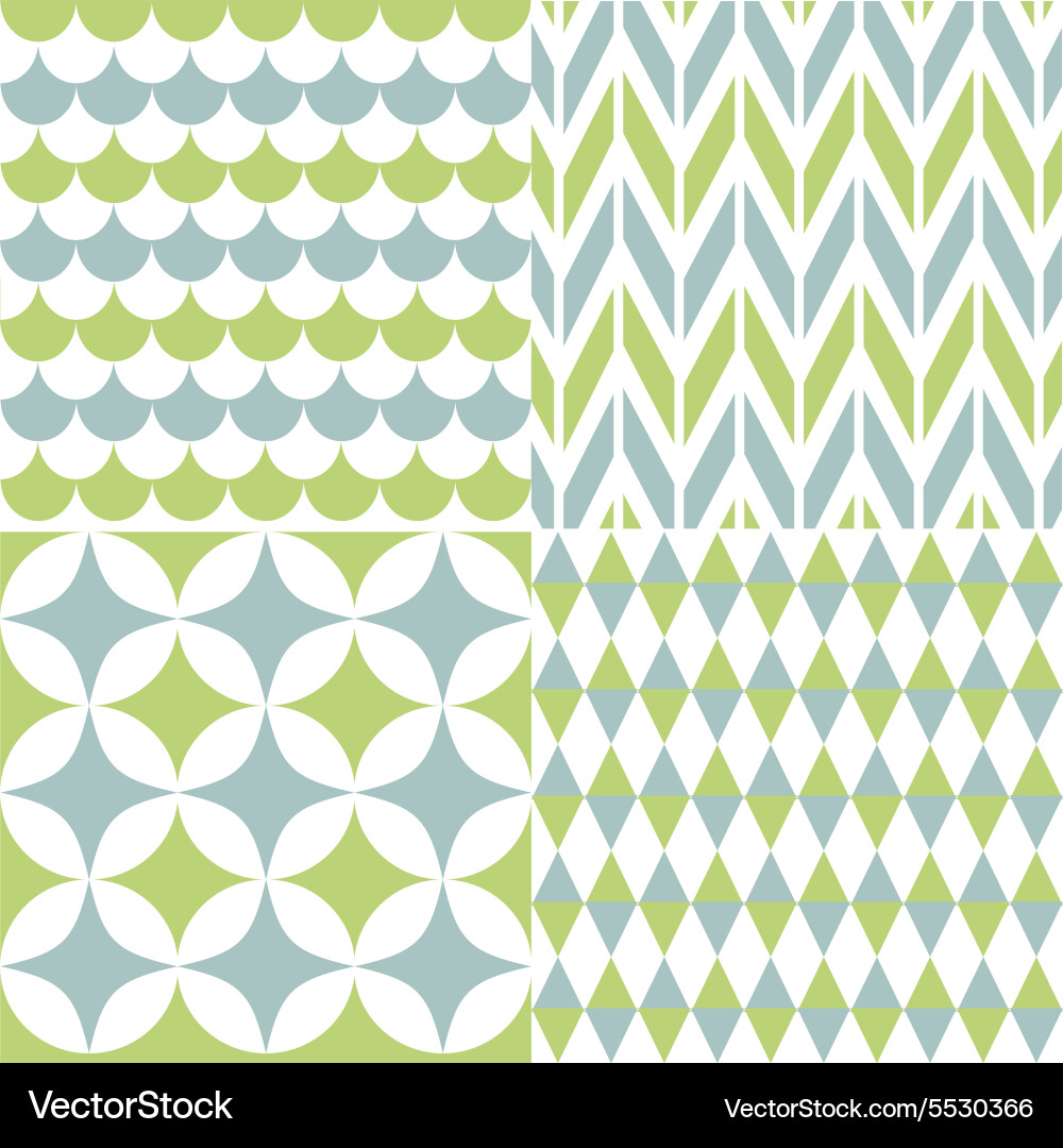 Set of seamless patterns Vector Image