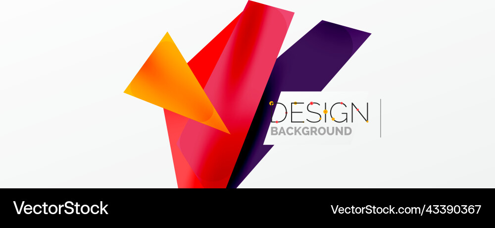 Background color abstract overlapping lines Vector Image