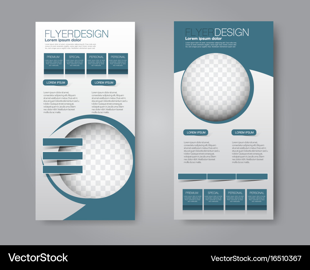 Flyer and leaflet Vector Image