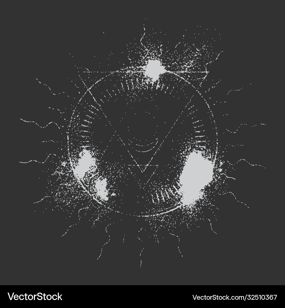 Mystical occult symbol Mystical occult symbol Vector Image
