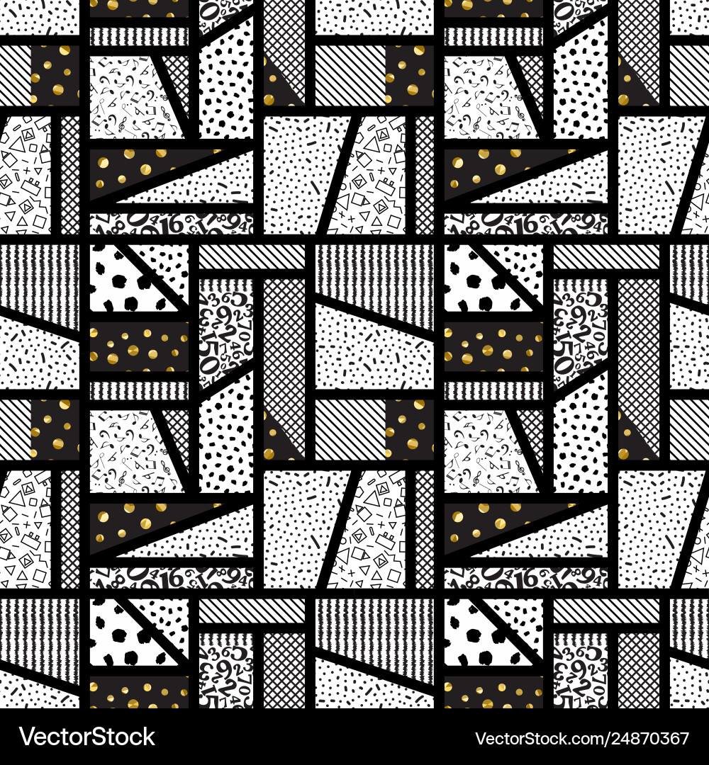 Patchwork background Patchwork background vector image