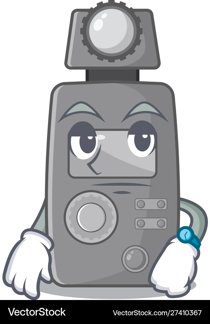 Waiting light meter with in character Waiting light meter with in character Vector Image