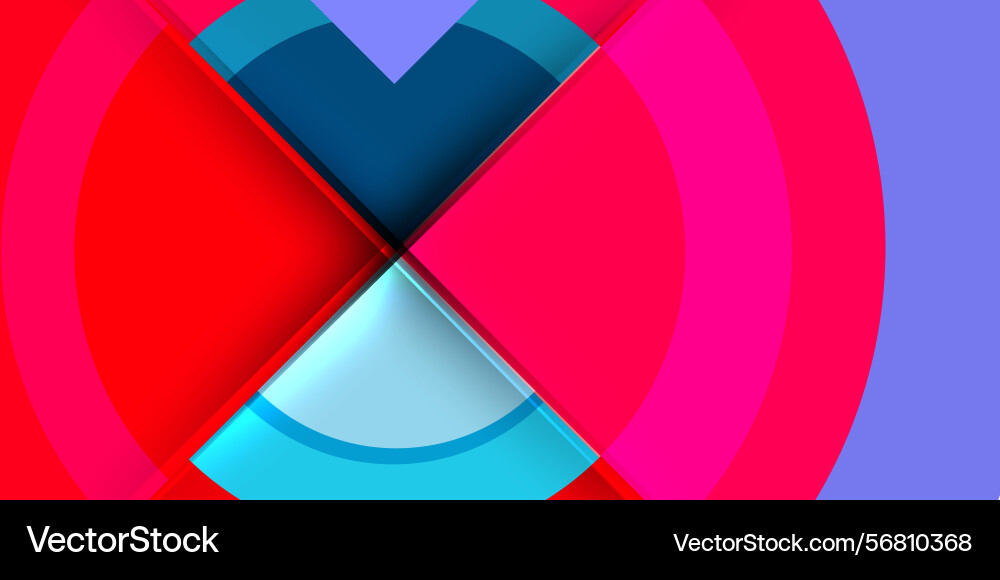 Abstract composition overlapping shapes create Abstract composition overlapping shapes create Vector Image