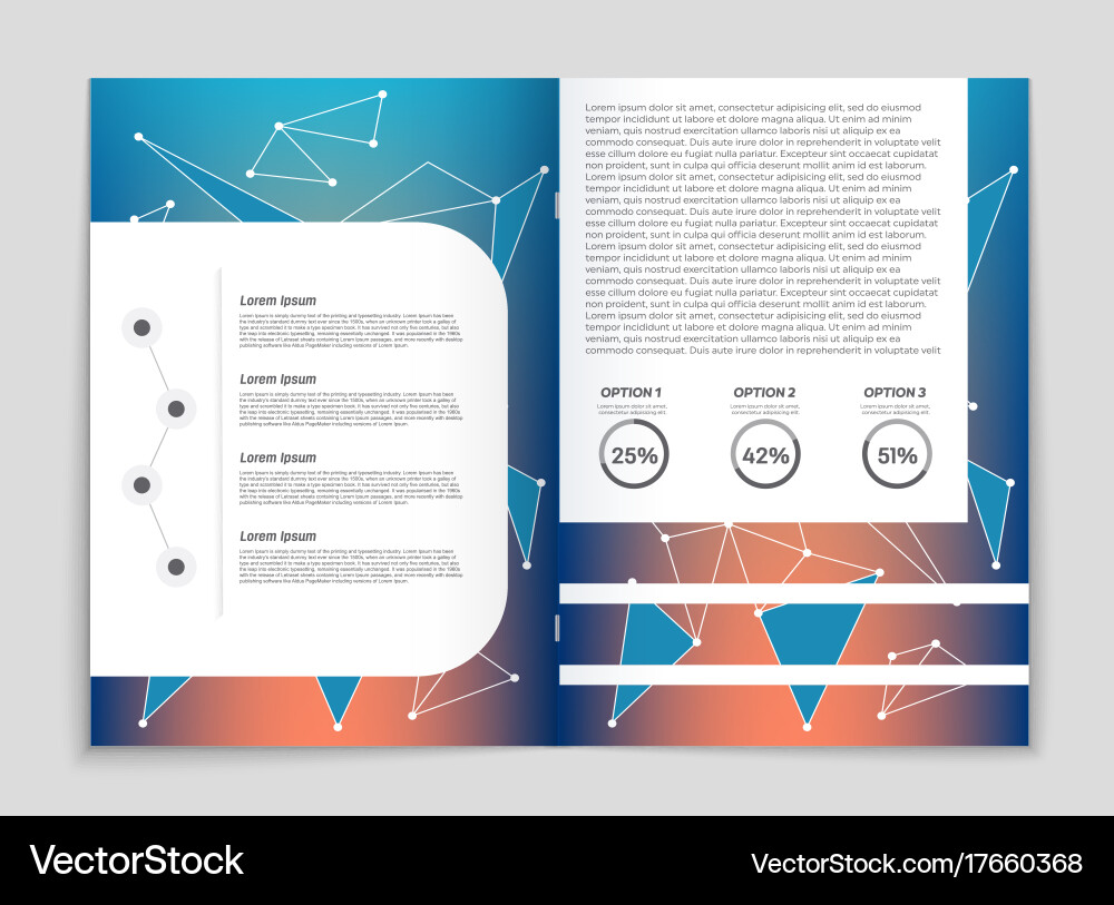 Abstract layout background set for art vector image