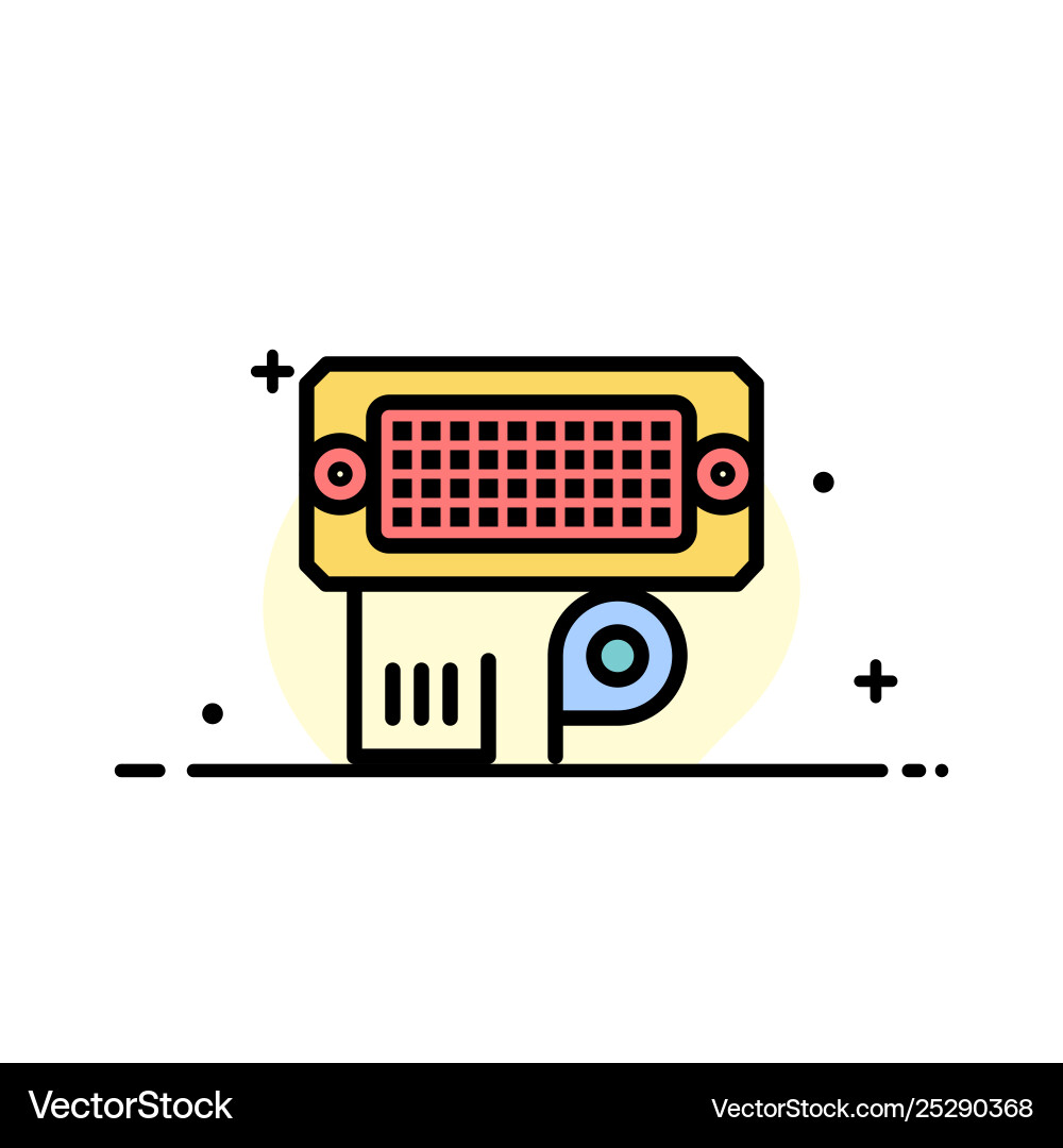 Adapter connection data input business flat line Adapter connection data input business flat line vector image