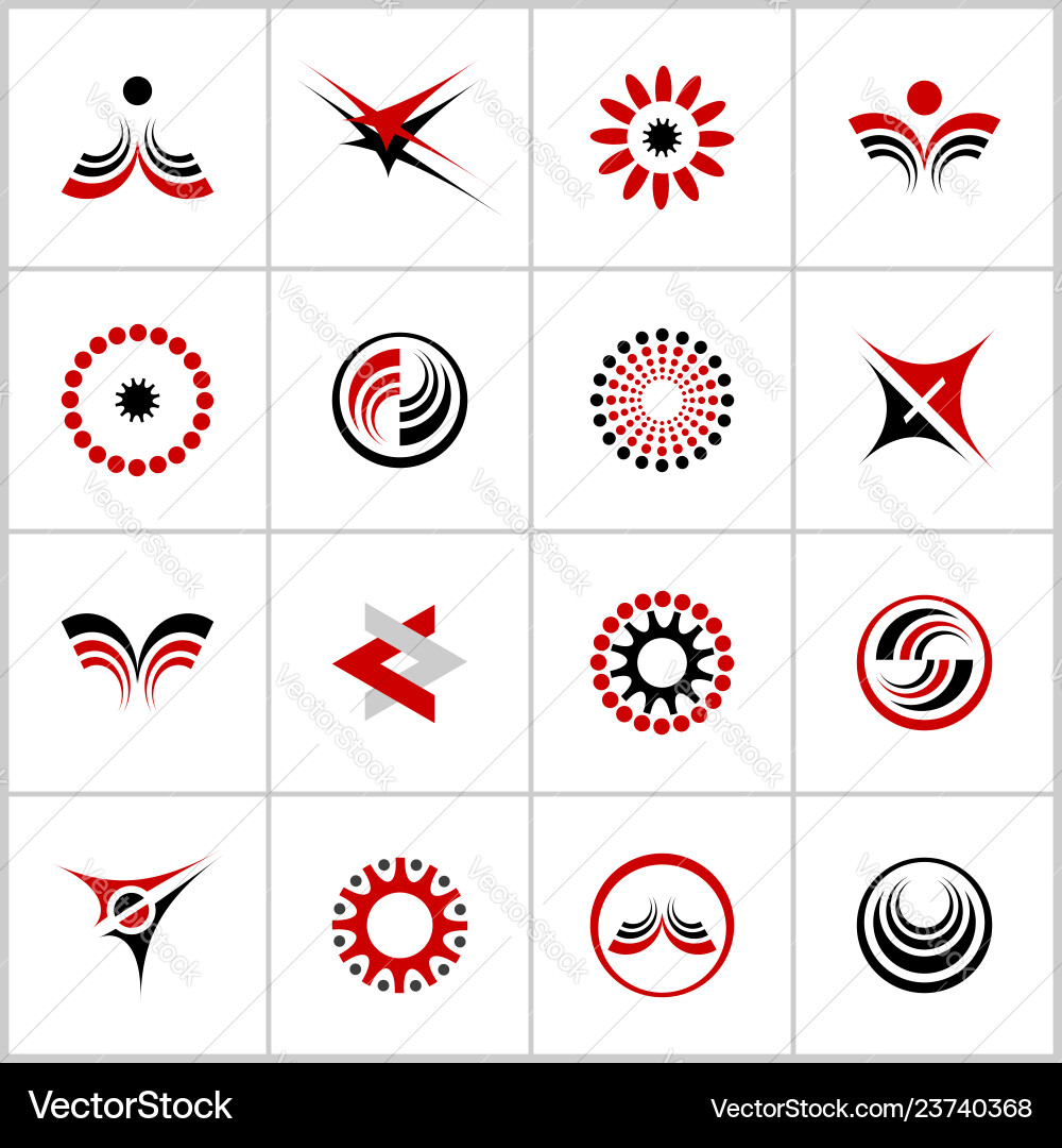 Design elements set Design elements set vector image