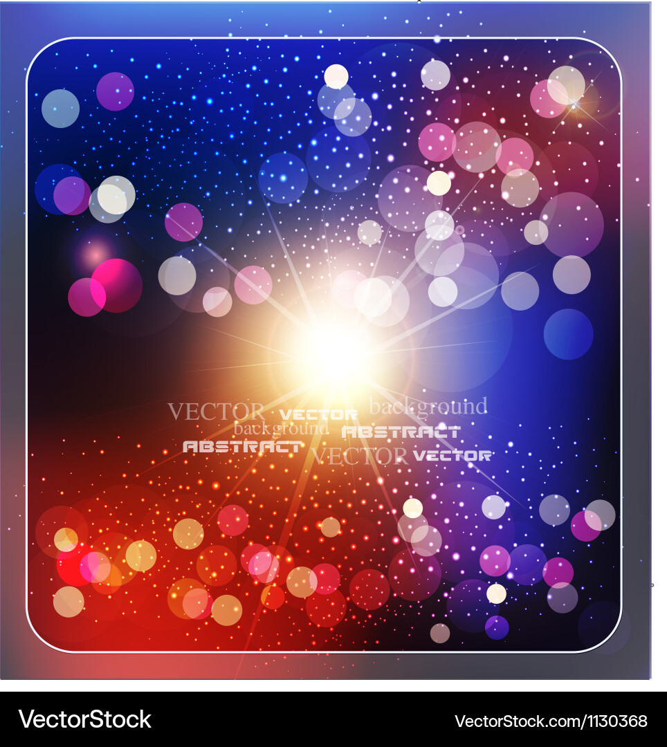 Dynamic Colorful Burst Background vector image