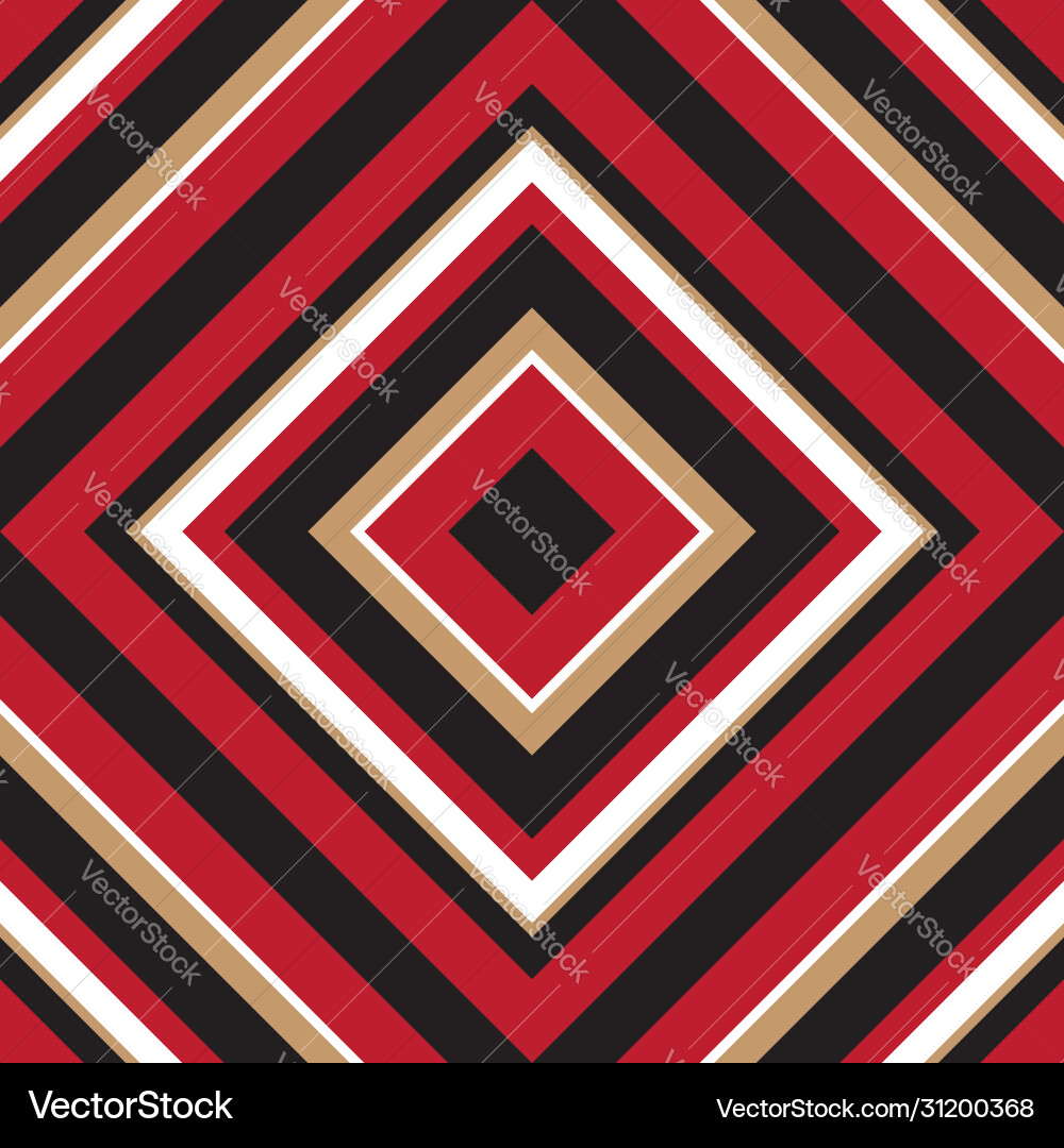 Red argyle diagonal stripes seamless pattern Red argyle diagonal stripes seamless pattern Vector Image