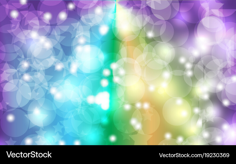 Abstract bokeh background festive defocused vector image