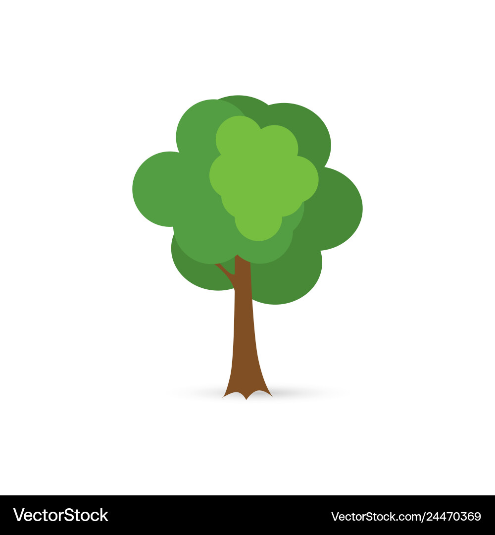 Abstract tree icon Abstract tree icon vector image