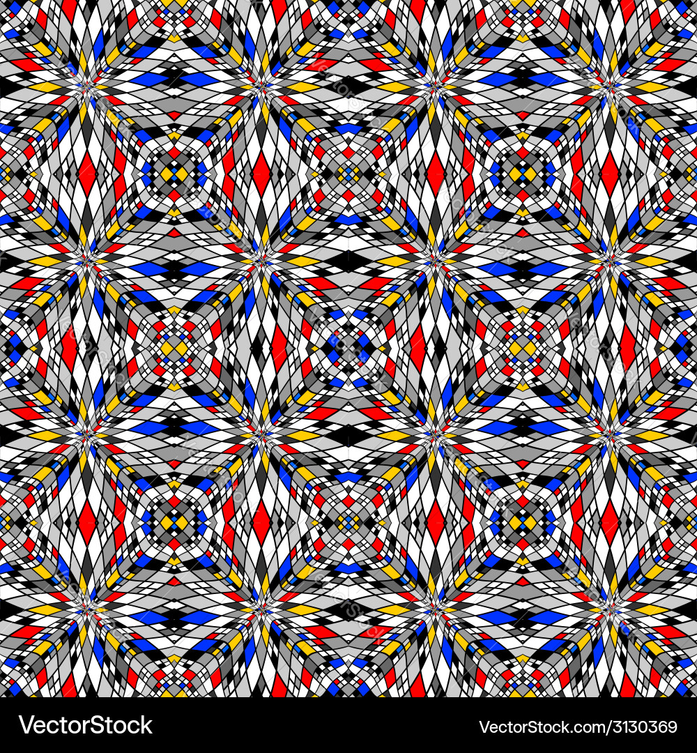 Design colorful seamless mosaic pattern Vector Image