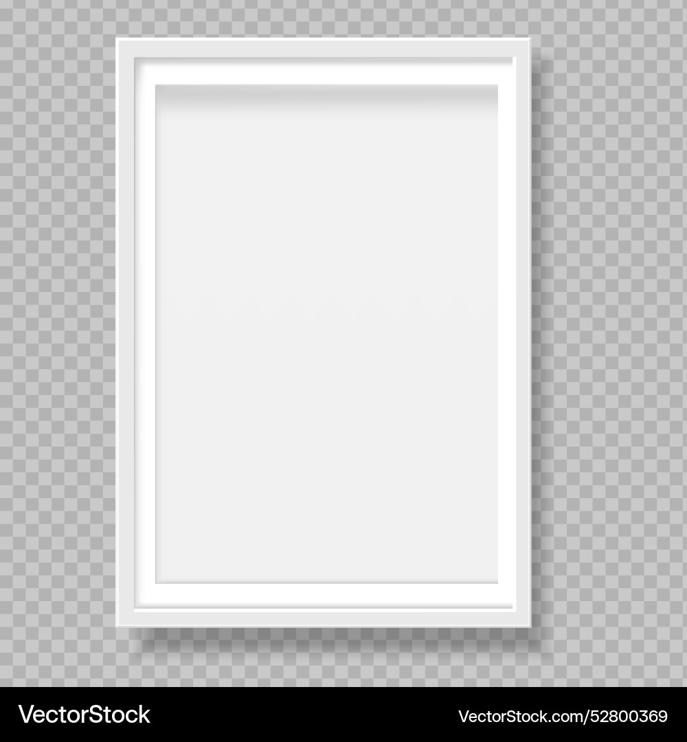 Leere weiße Bildrahmen Mockup Vorlage Leere weiße Bildrahmen Mockup Vorlage vektorbild