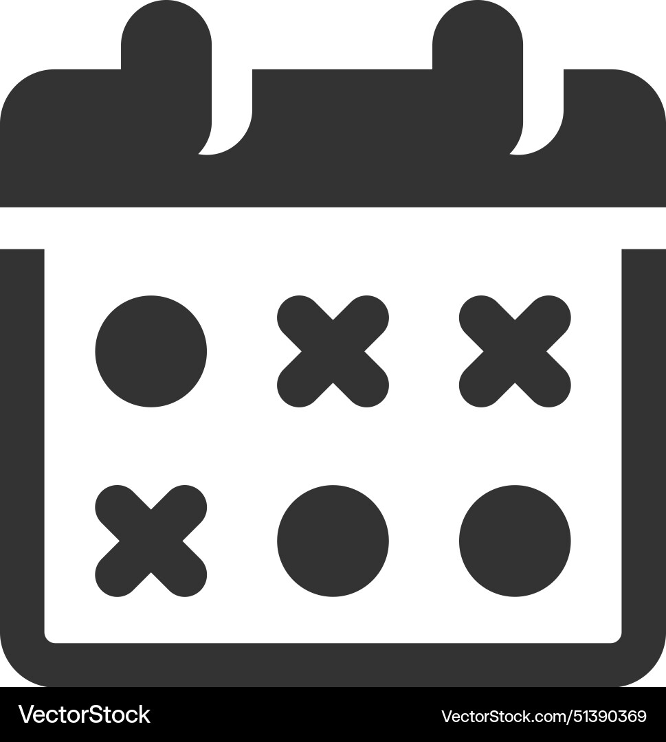 Schedule planning icon Royalty Free Vector Image