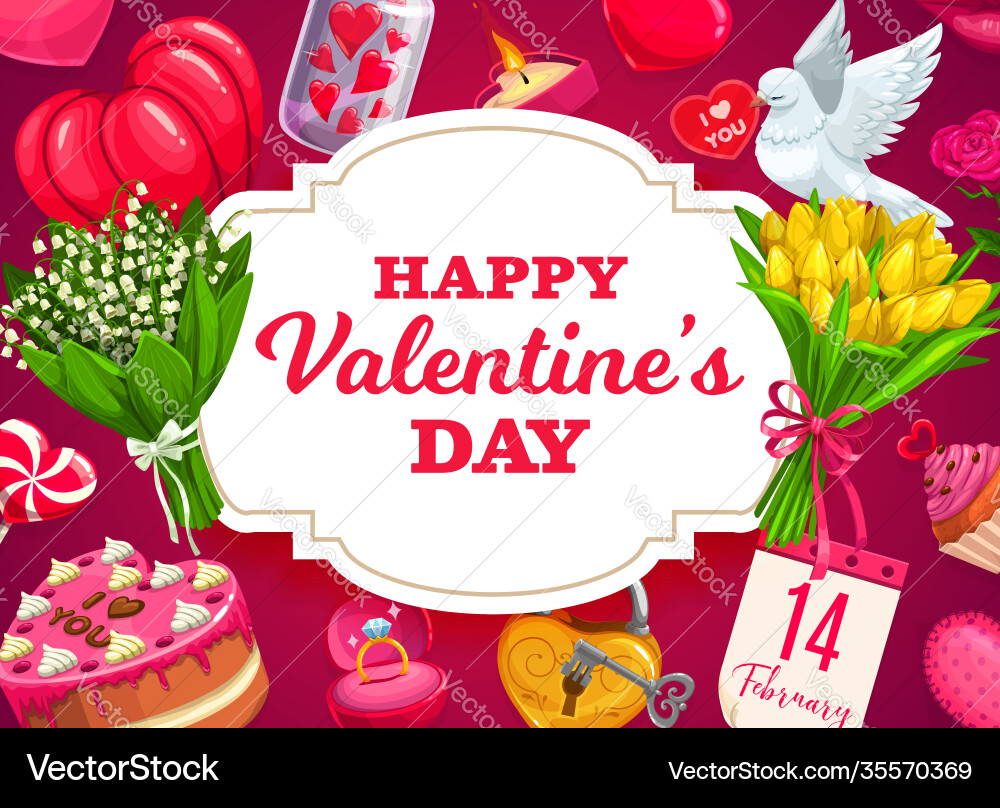 Valentinstag Liebe Urlaub Herzen und Blumen Valentinstag Liebe Urlaub Herzen und Blumen vektorbild