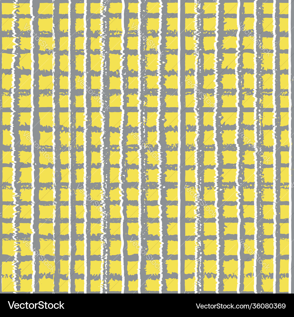 White grey grid net yellow seamless pattern White grey grid net yellow seamless pattern vector image