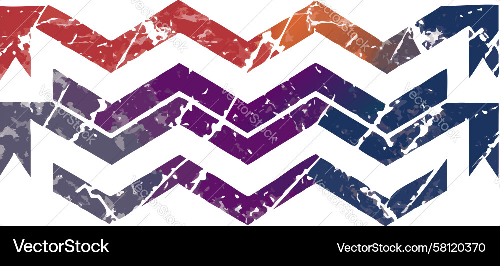Dynamic Chevron Zigzag Pattern Vector Image