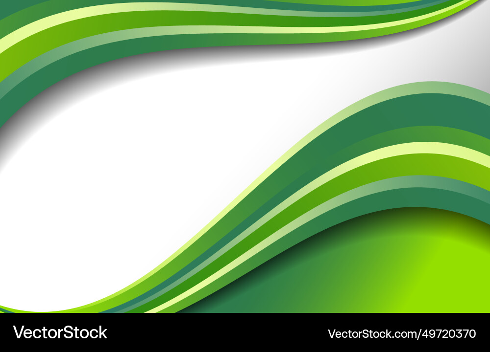 Gradient White Background with Wave Effect vector image