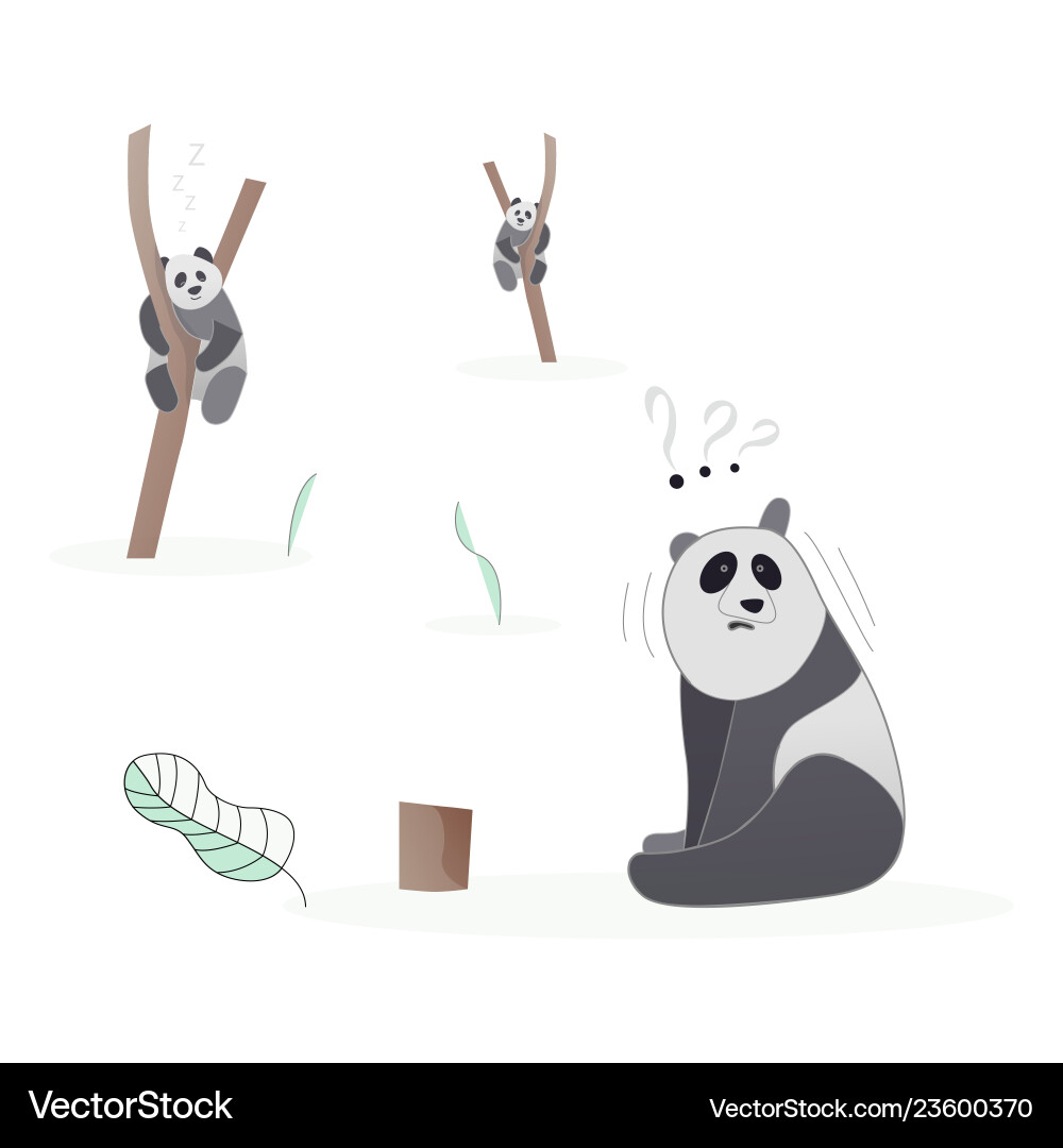Panda Royalty Free Vector Image - VectorStock