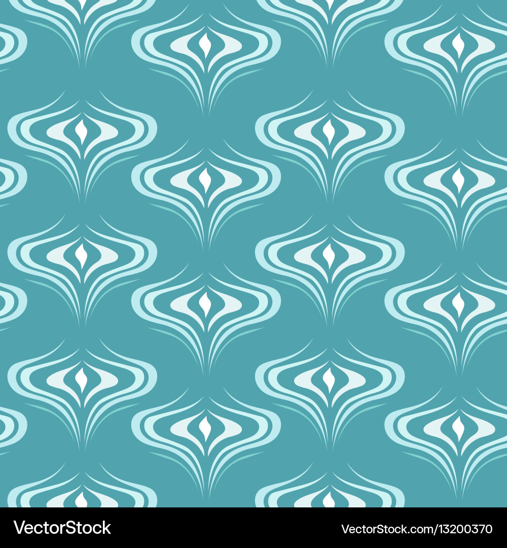 Peacock Feather Pattern vector image