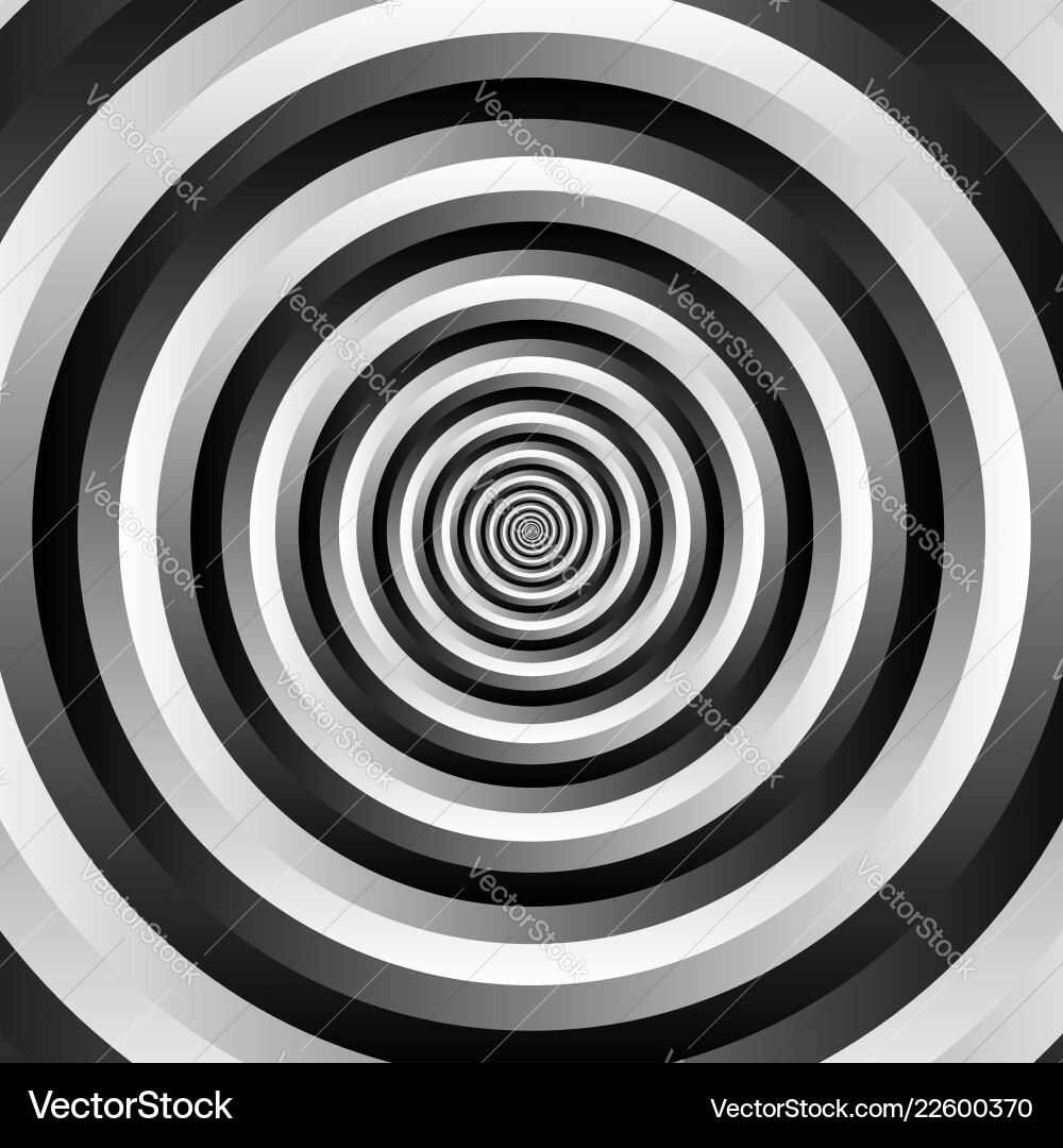 Ripple pattern with concentric circles grayscale Ripple pattern with concentric circles grayscale vector image