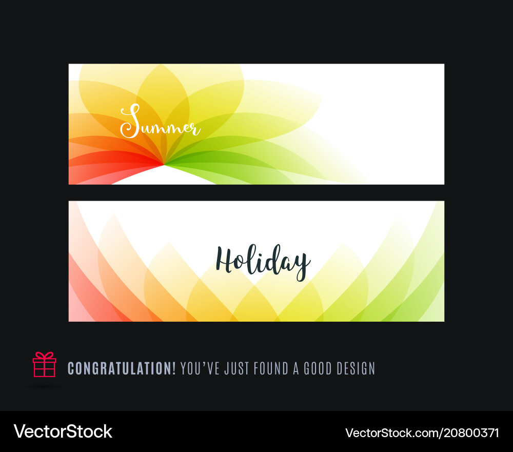 Abstraktes Set von horizontalen Webseiten-Banner Abstraktes Set von horizontalen Webseiten-Banner vektorbild