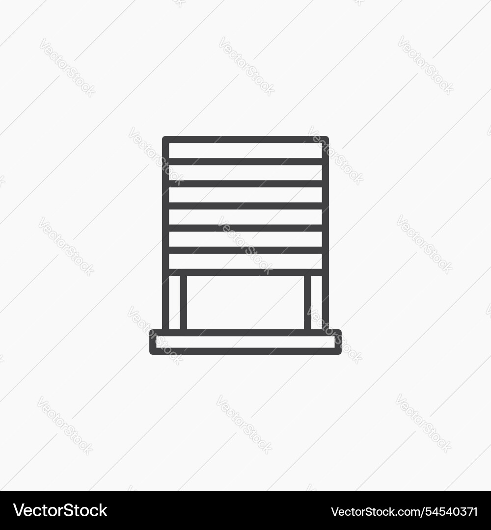 Blinds icon Vector Image
