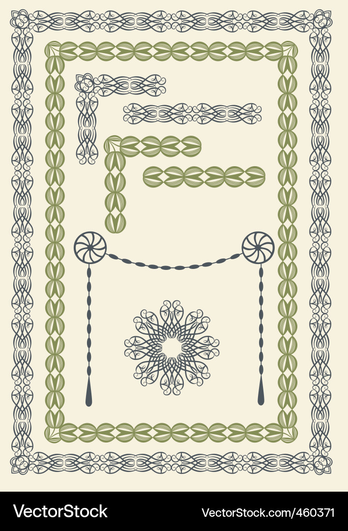Borders and frames vector image