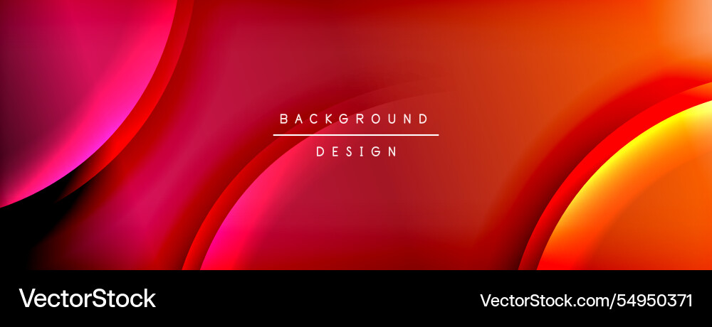 Bright rainbow style color gradient with curve Vector Image