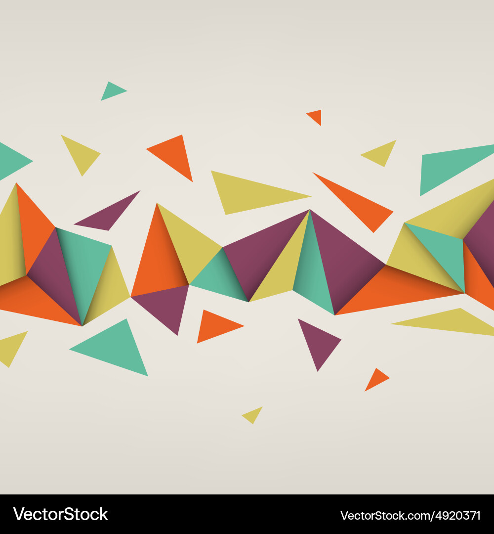 Geometric Triangle Texture Vector Image
