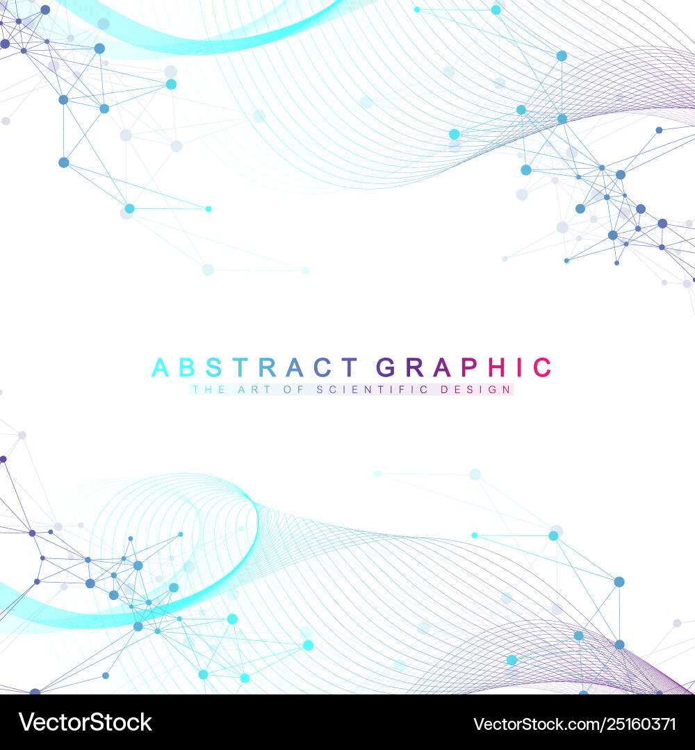 Scientific genetic engineering Royalty Free Vector Image