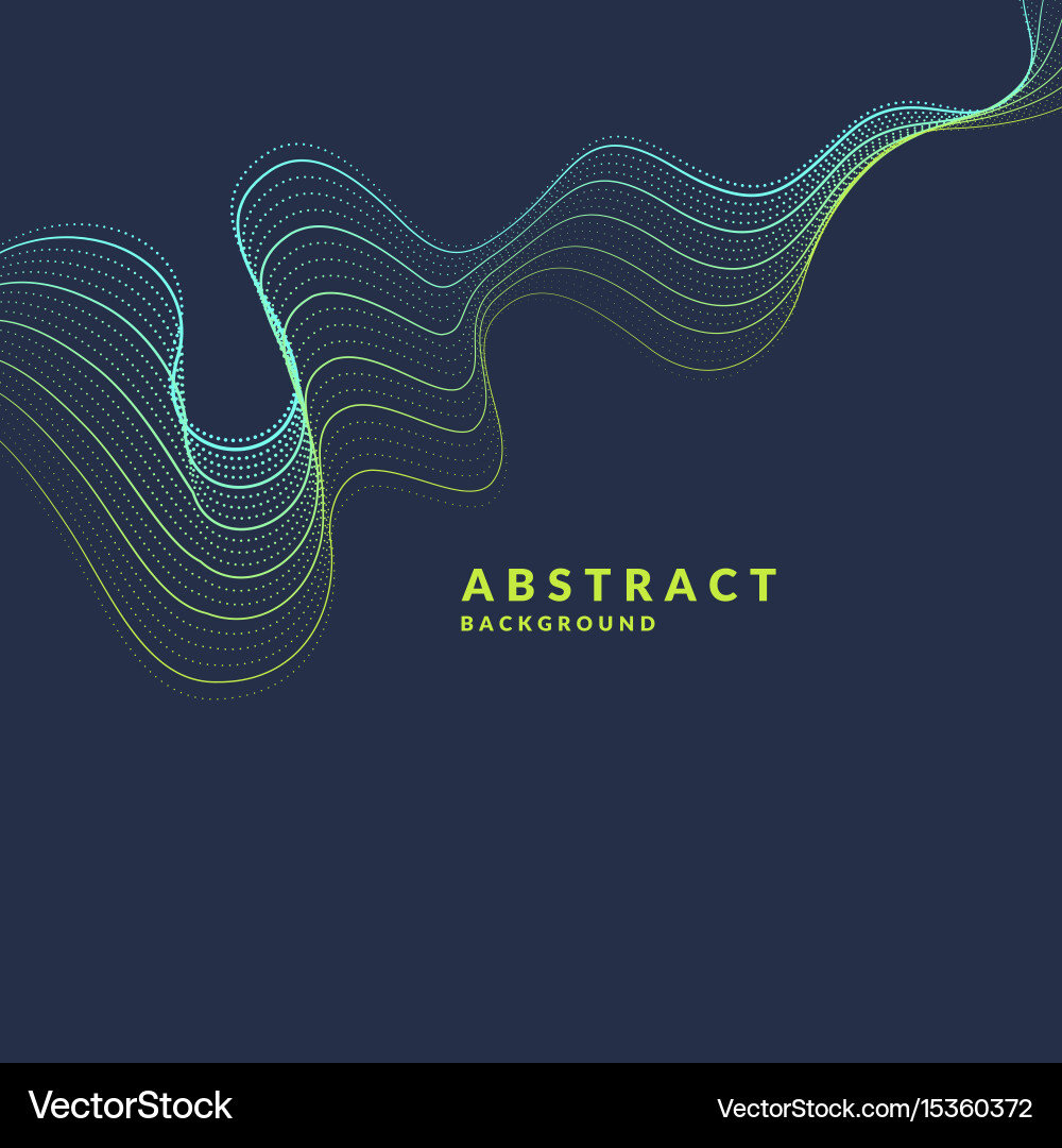 Abstract background with a colored dynamic vector image