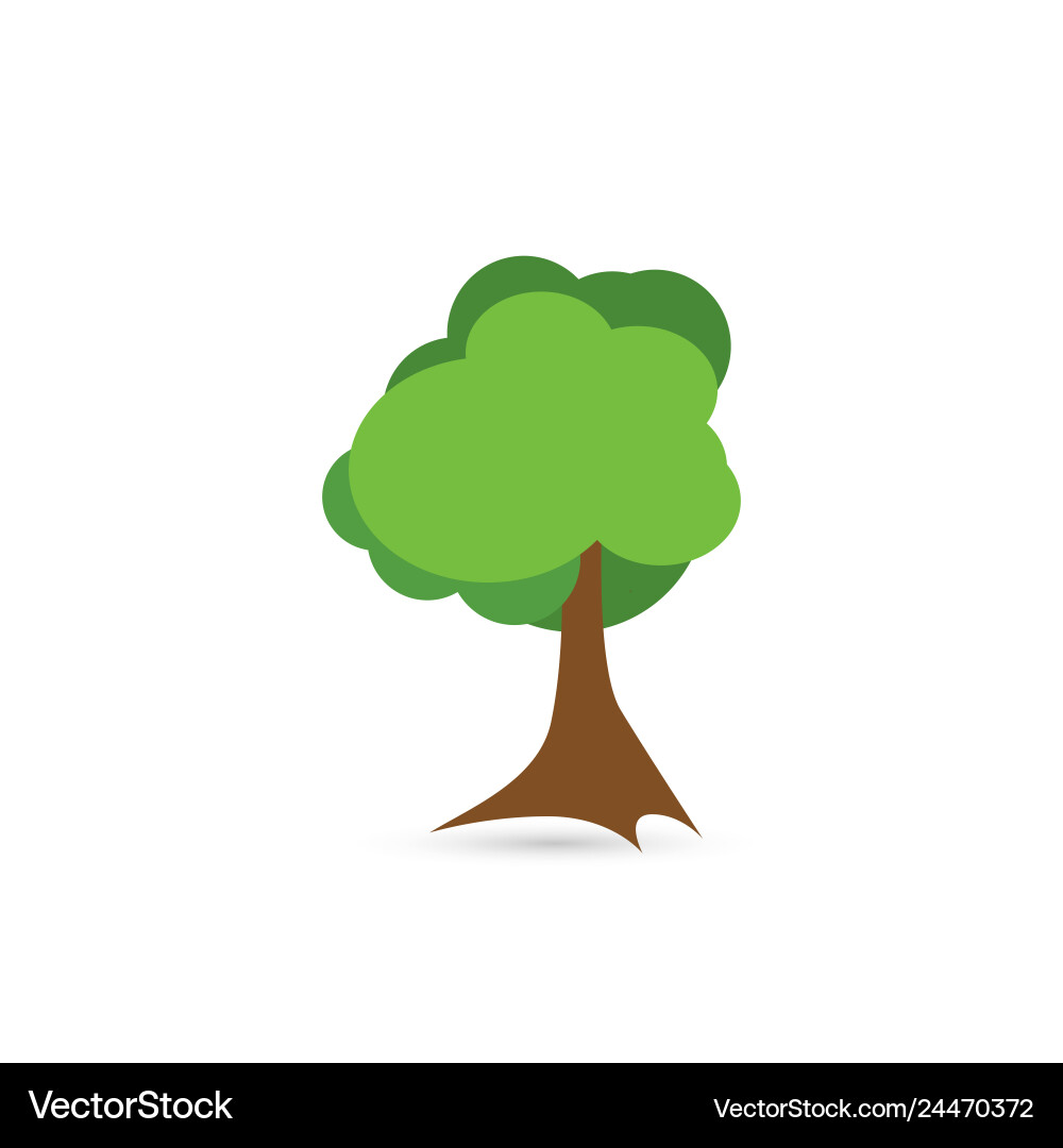Abstract tree icon Abstract tree icon vector image