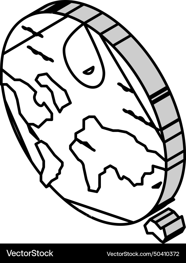 Aquifer recharge hydrogeologist isometric icon Aquifer recharge hydrogeologist isometric icon vector image