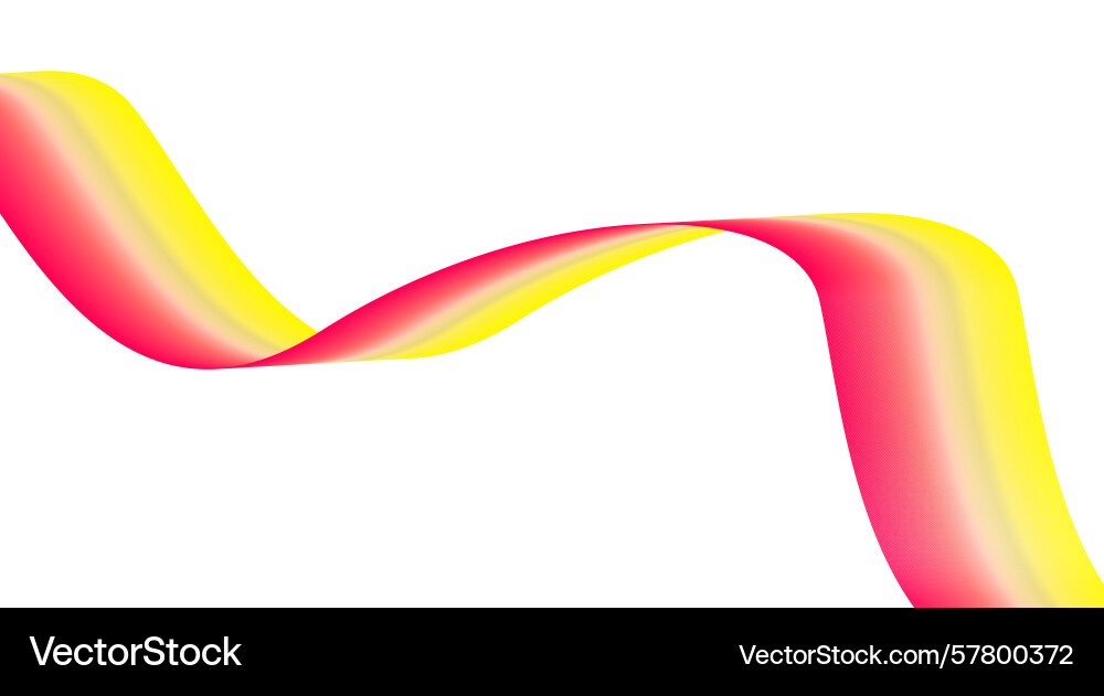Blend wavy curved smooth color gradient abstract Vector Image