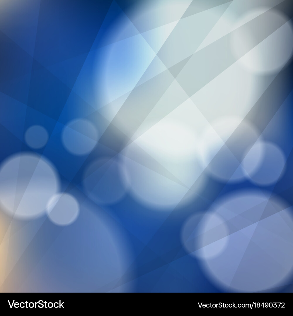 Blurred background with bokeh Vector Image