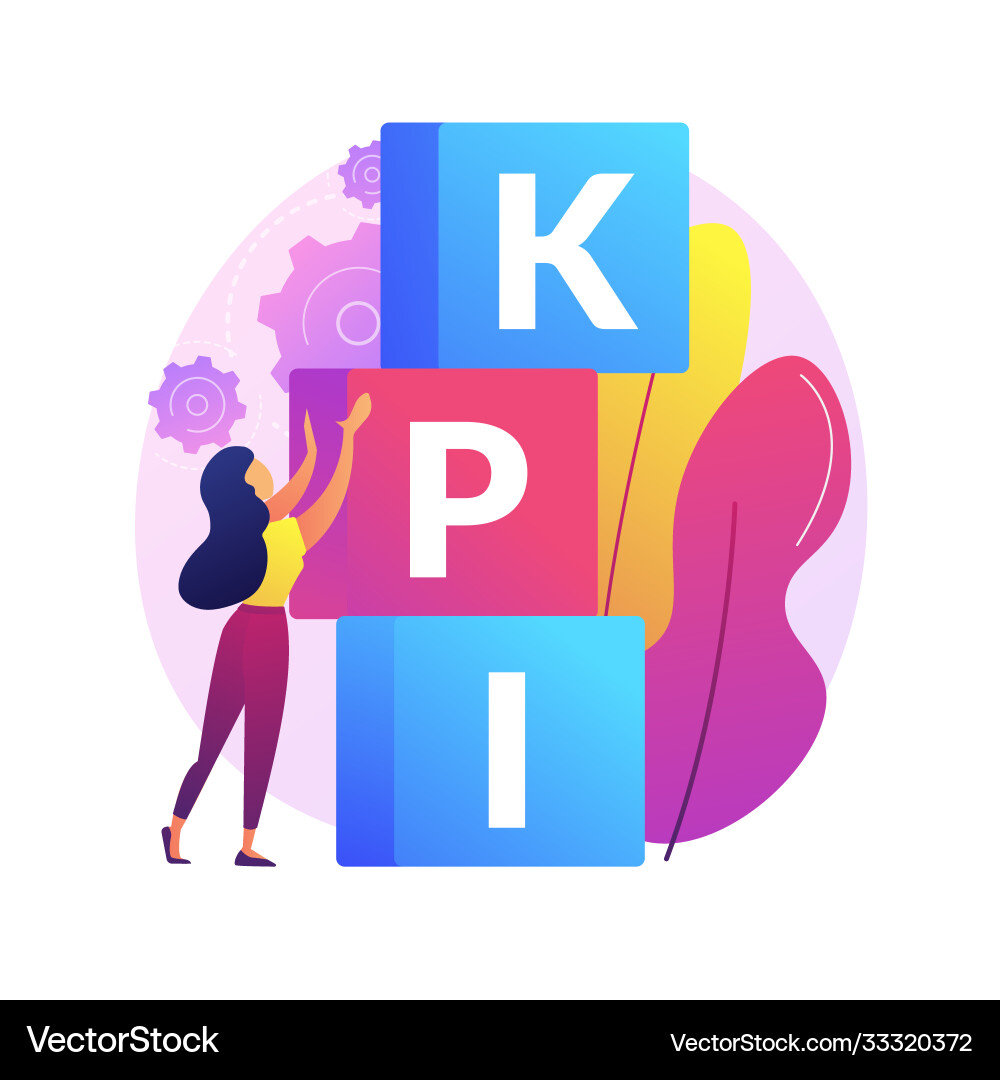 KPI Performance Analytics vector image