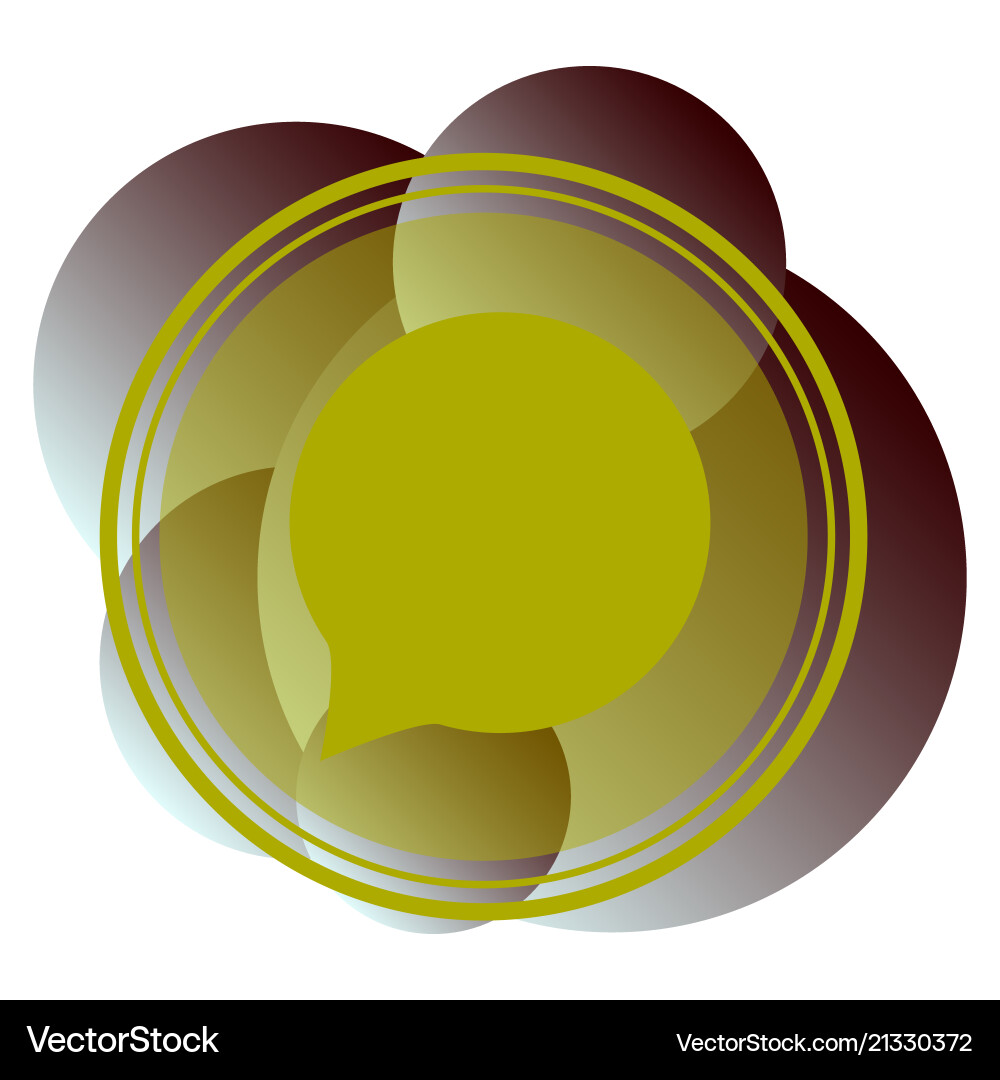 Typing in a chat bubble icon isolated comment vector image