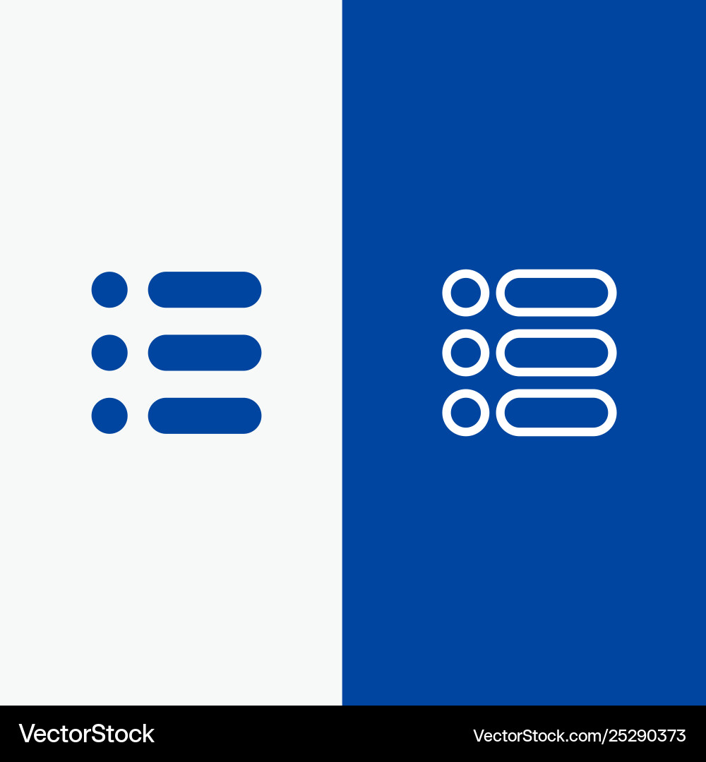 List task text write line and glyph solid icon List task text write line and glyph solid icon vector image