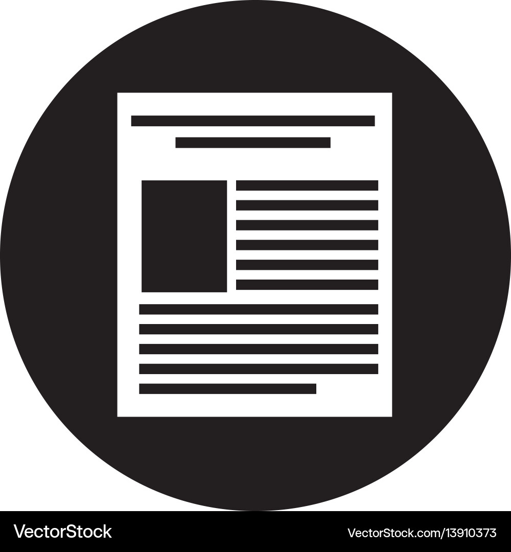 Paper document file icon vector image