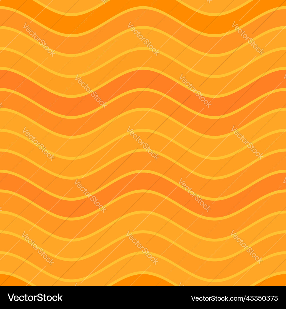 Simple bright seamless pattern of wavy lines Vector Image