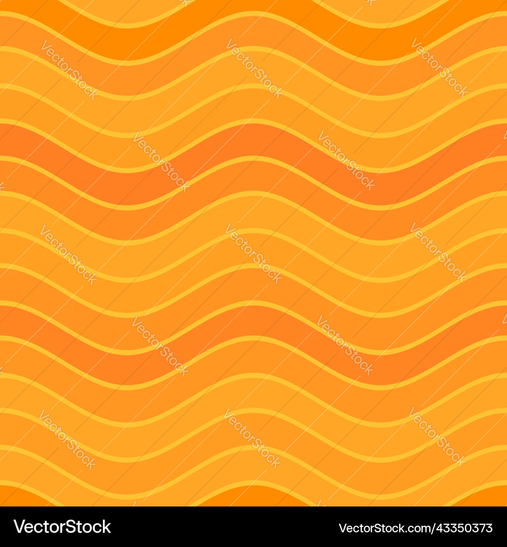 Simple bright seamless pattern of wavy lines vector image