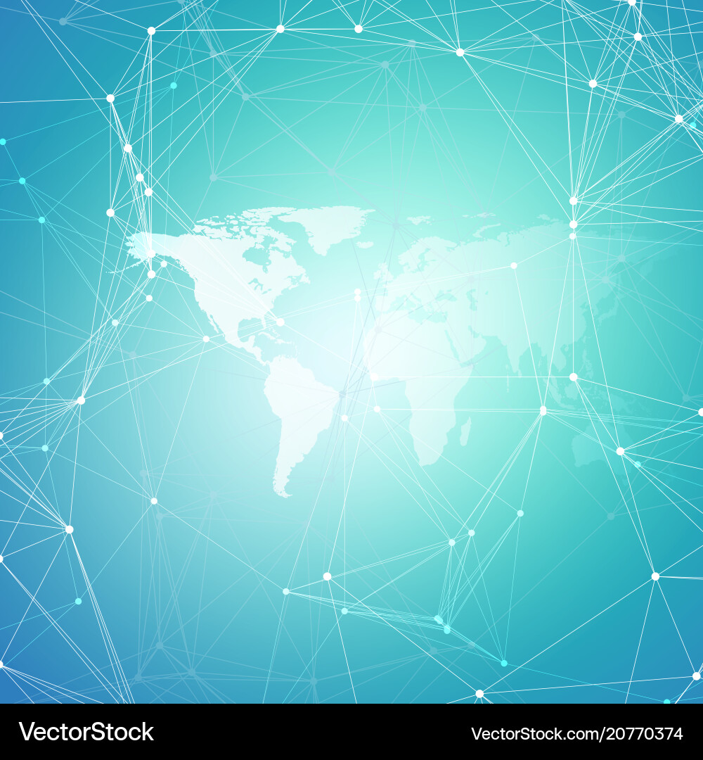 Abstract futuristic background with connecting Abstract futuristic background with connecting vector image