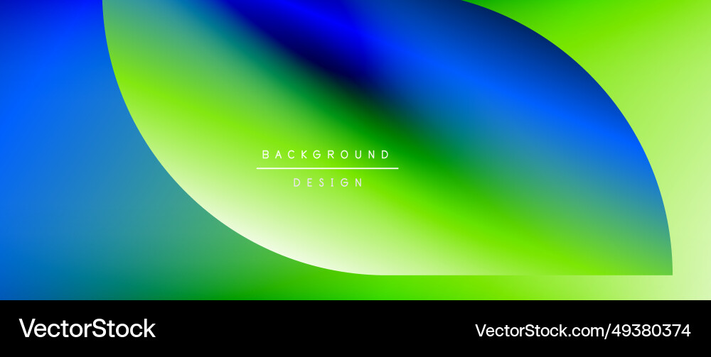 Circles and round shapes with gradients minimal Vector Image