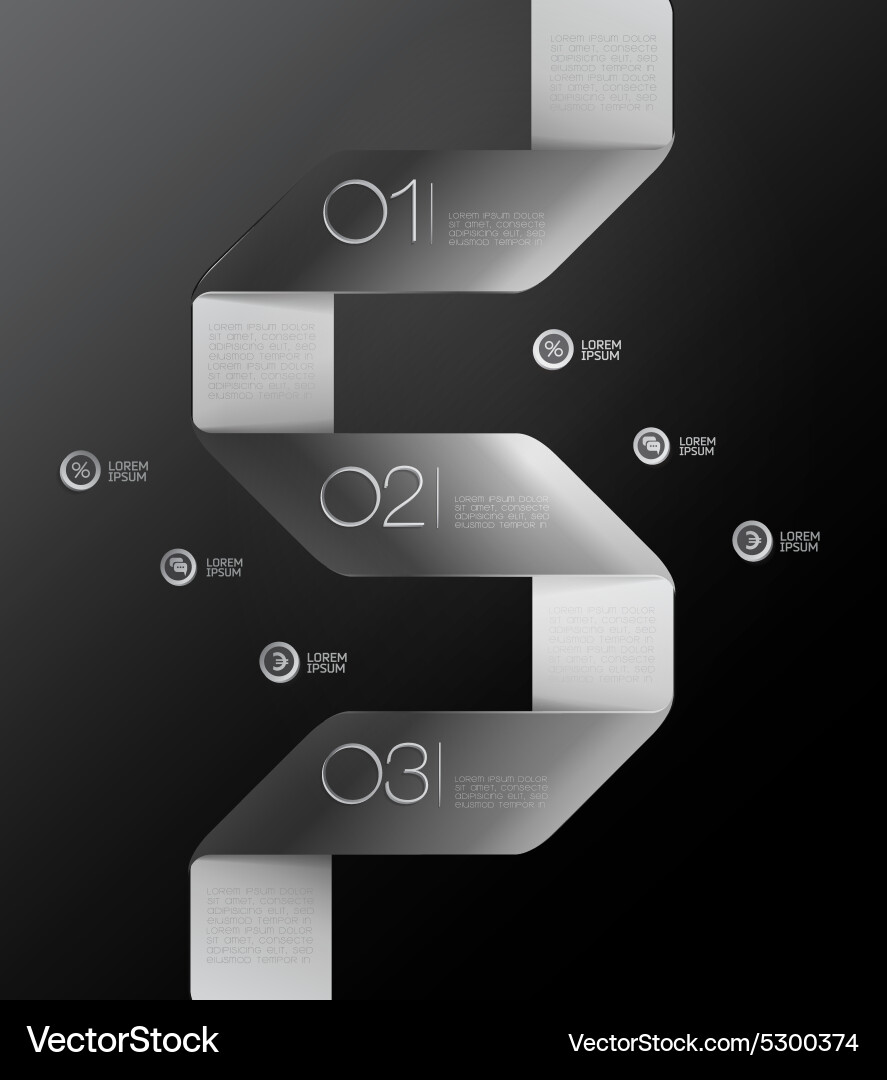 Design elements for options Vector Image