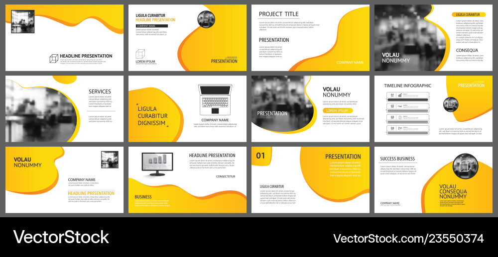 Presentation and slide layout background design Presentation and slide layout background design vector image
