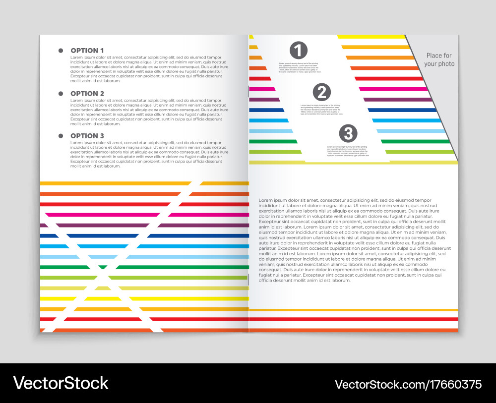 Abstract layout background set for art vector image