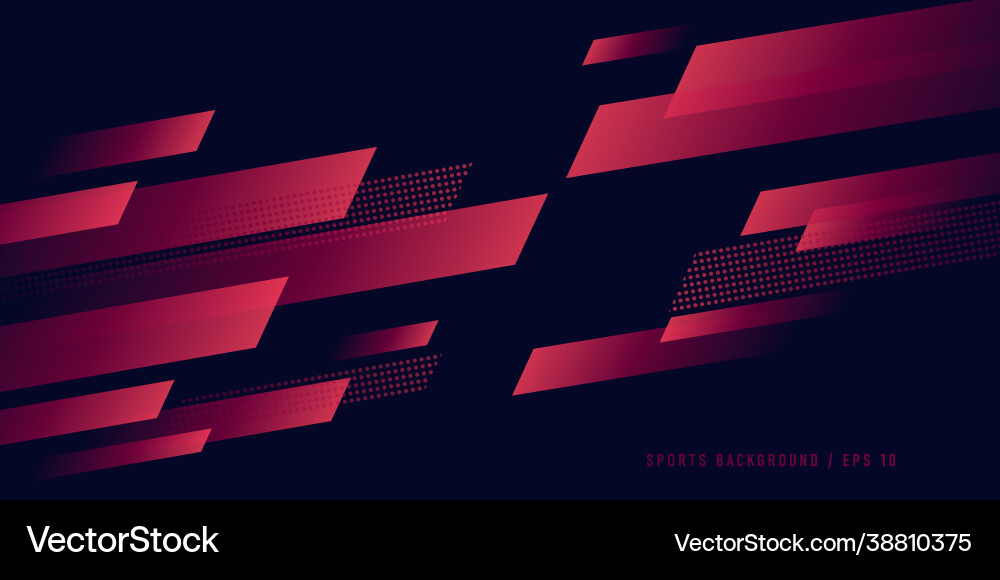 Dynamic Red Speed Abstract Background vector image